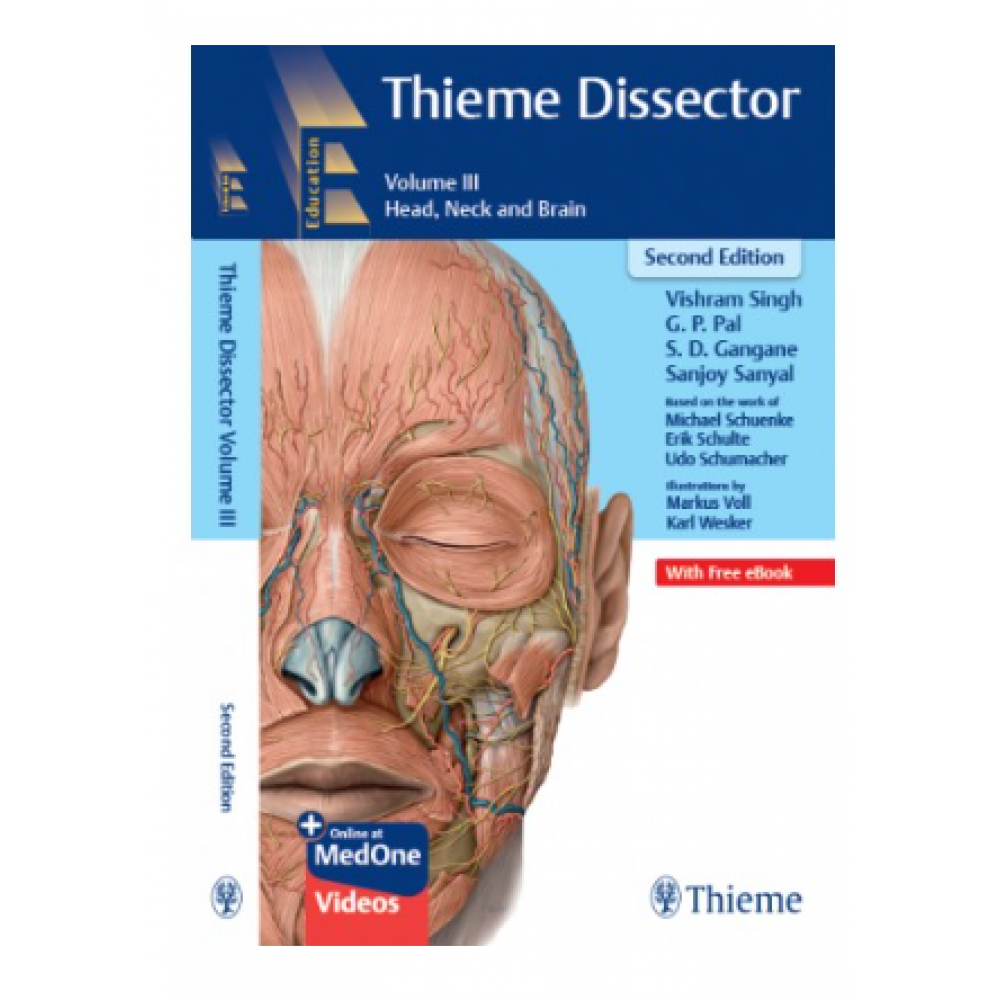 Thieme Dissector:Head, Neck and Brain(Volume-3); 2nd Edition 2022 by